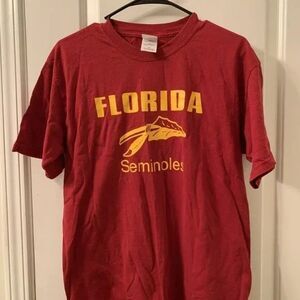 Florida State Seminoles FSU Gildan T-Shirt Mens Medium Maroon/Gold